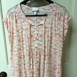 Button front maternity top